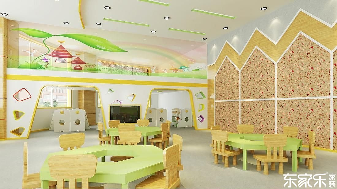 長沙裝修設想詳解：為了孩子們的寧靜安康，幼兒園裝修資料若何選