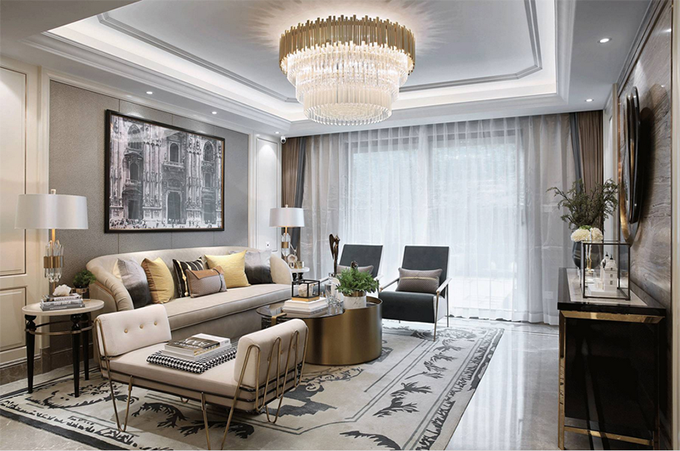 3房2廳客堂裝修成果圖