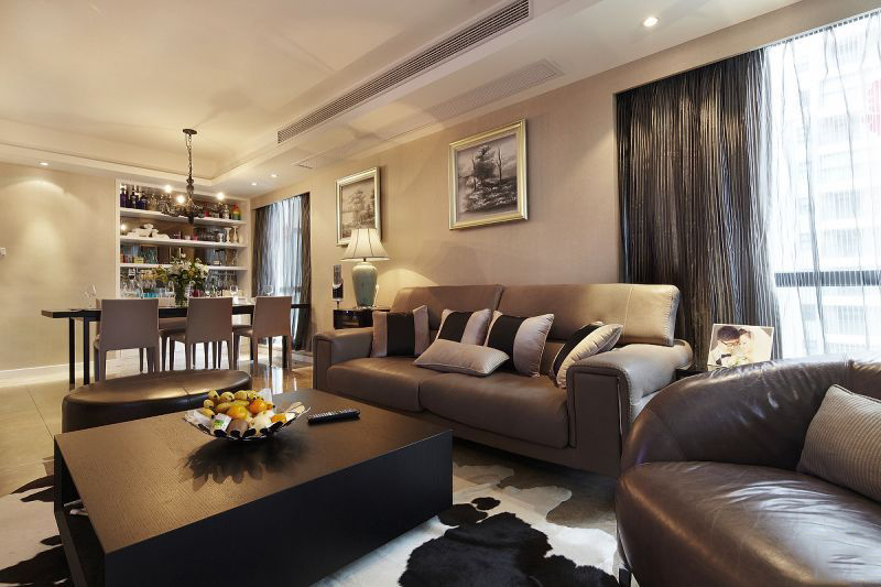 90平北歐裝修氣概客堂成果圖