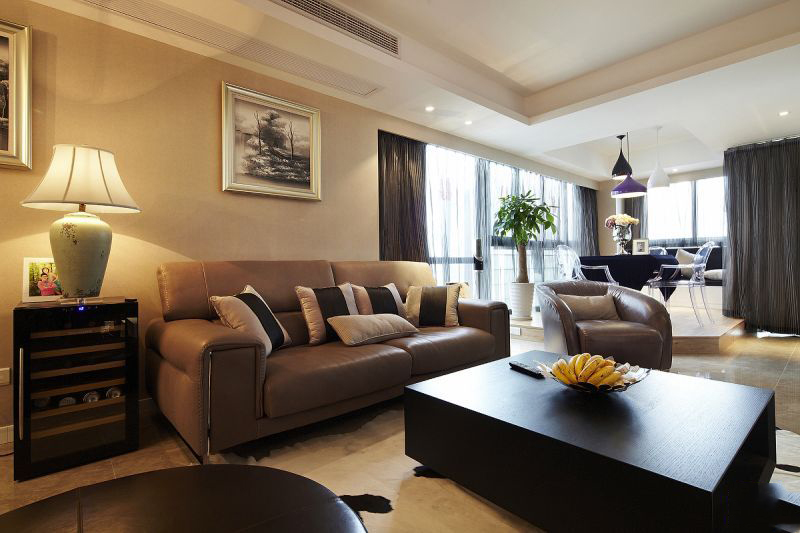 90平北歐裝修氣概客堂成果圖