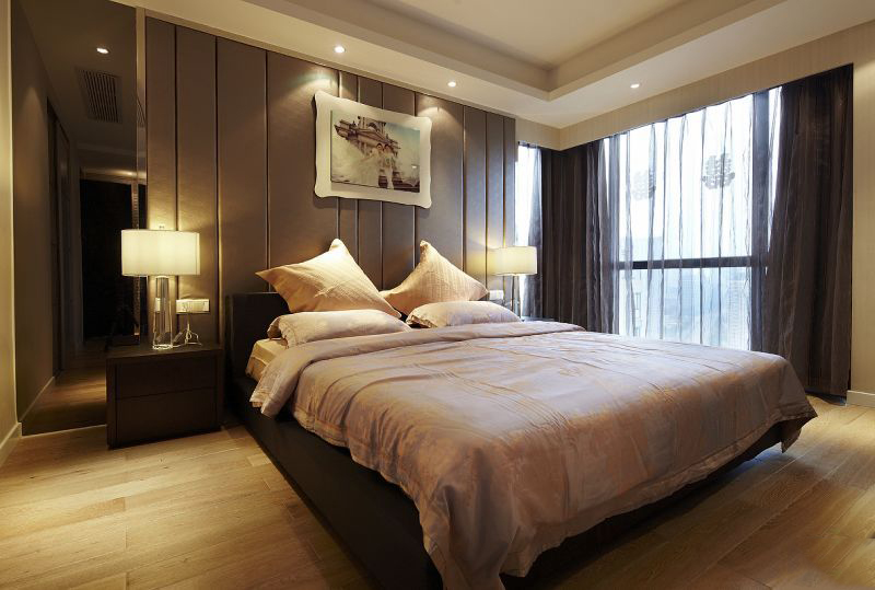 90平北歐裝修氣概寢室裝修成果圖