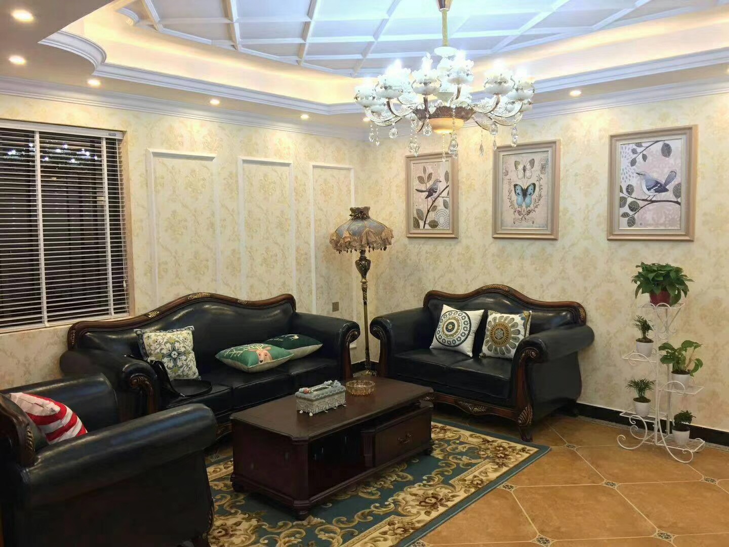 衡陽128平新中式客堂裝修成果圖