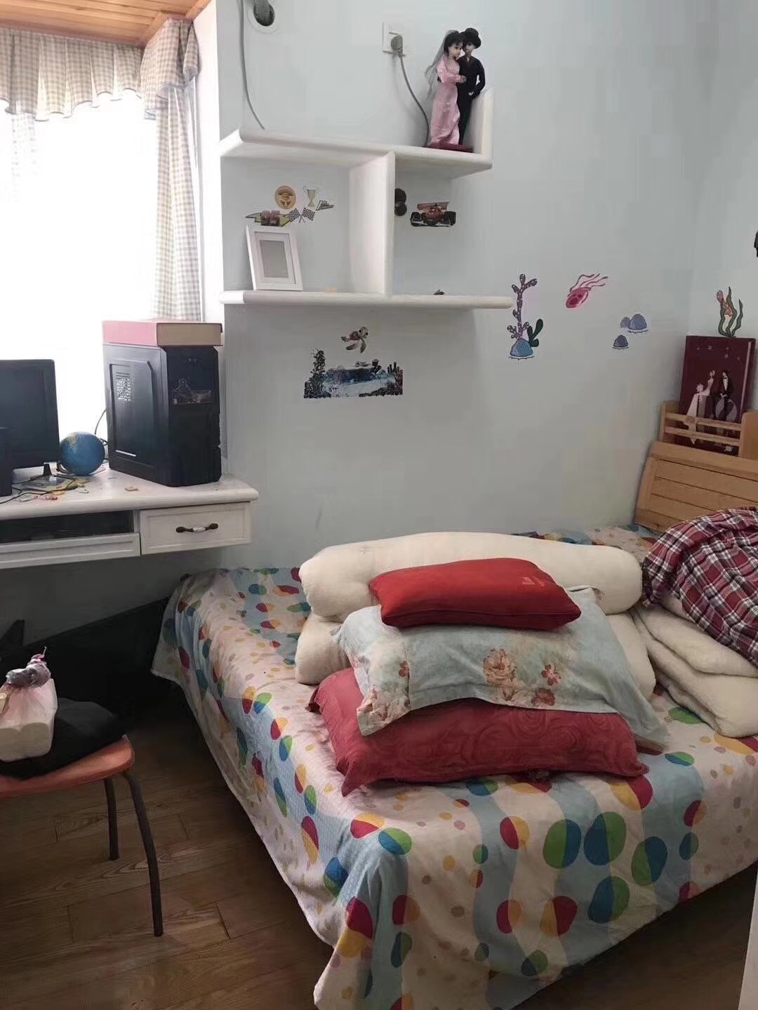 長沙86平米地中海氣概次臥裝修成果圖