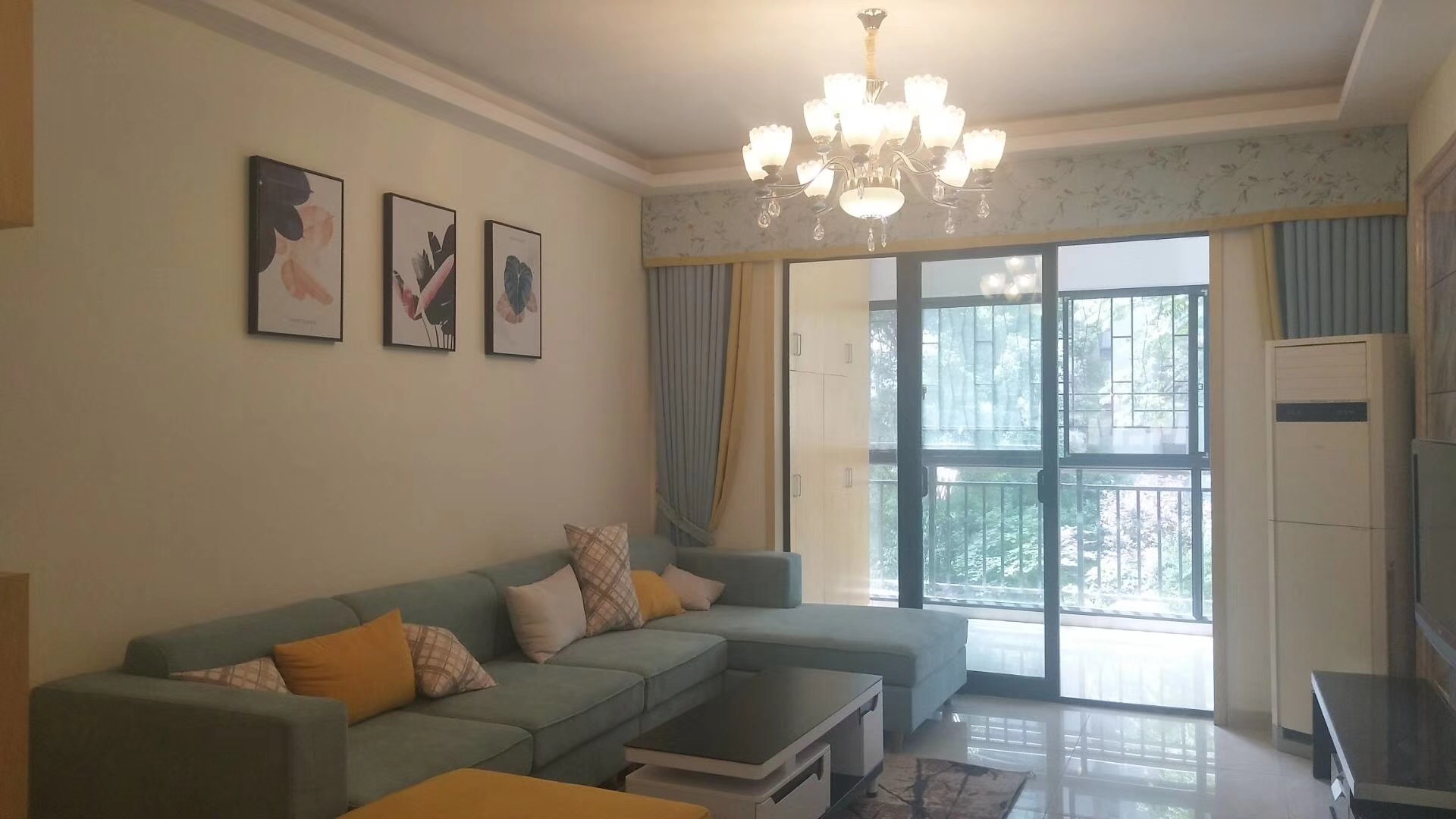 株洲山川洲城86平米北歐繁復氣概裝修案例圖