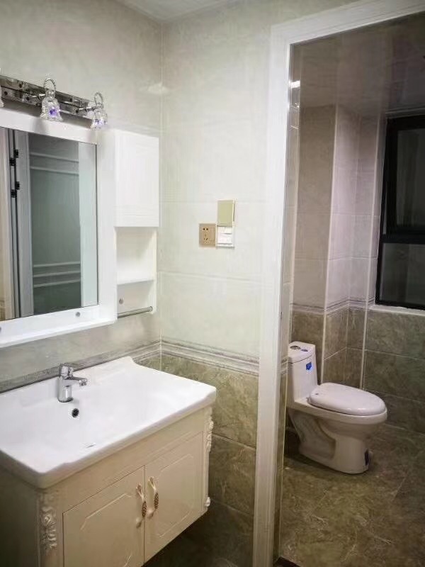 湘潭80平米新中式氣概洗手間裝修成果圖