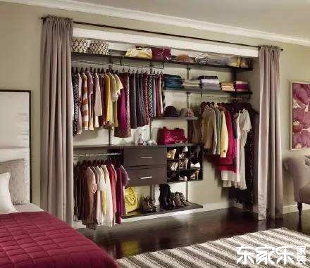 衣柜門用布簾有甚么感化?