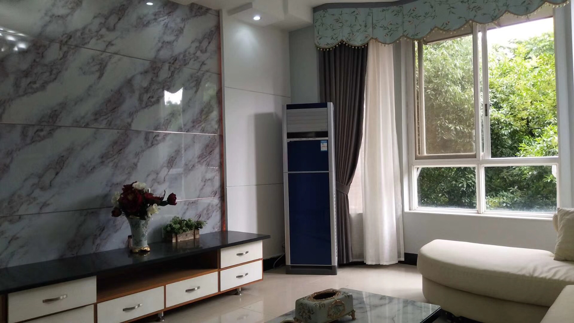 婁底130平米地中海氣概客堂電視背景墻