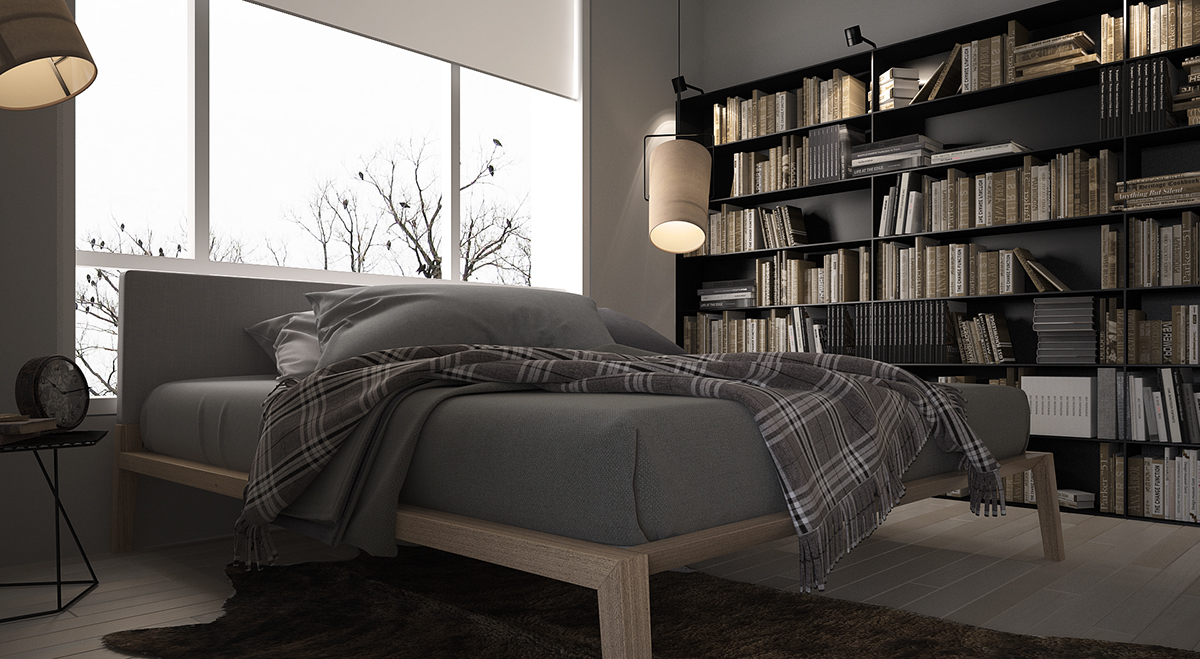 86平米北歐古代氣概寢室裝修成果圖