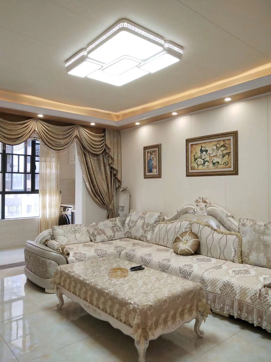 90平米北歐奢華氣概客堂裝潢搭配