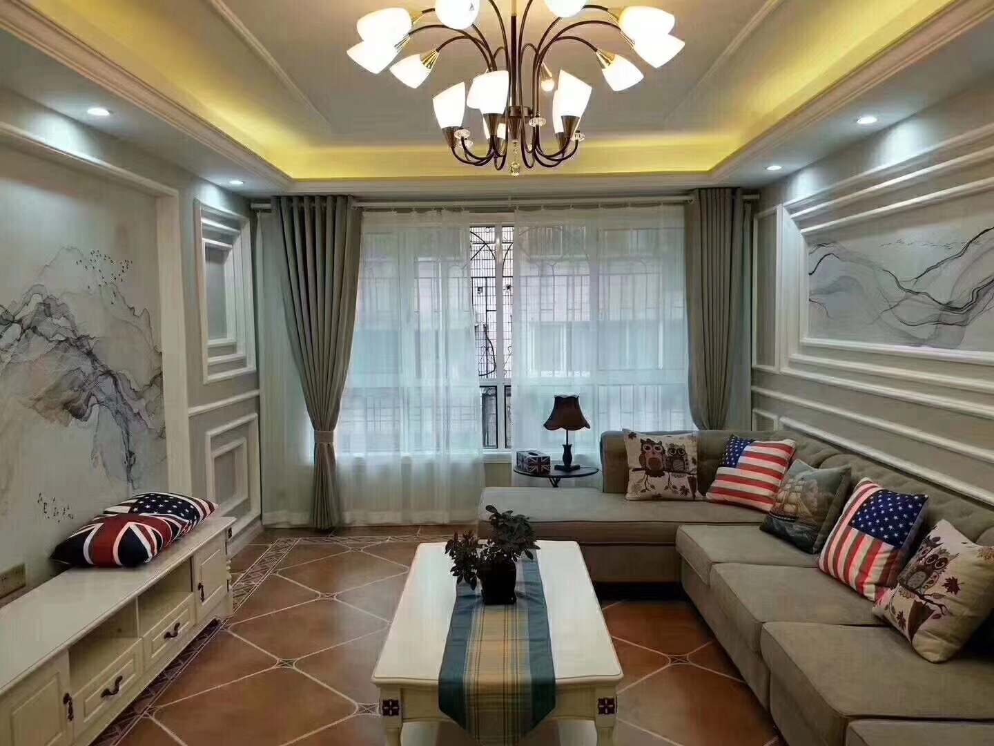 湘潭英郡韶華110平米地中海氣概裝修案例