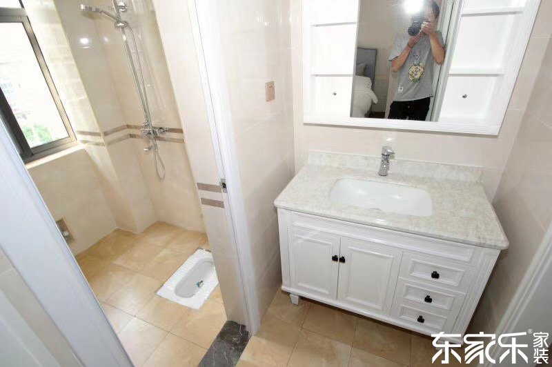 115平米古代繁復氣概洗手間裝修成果圖