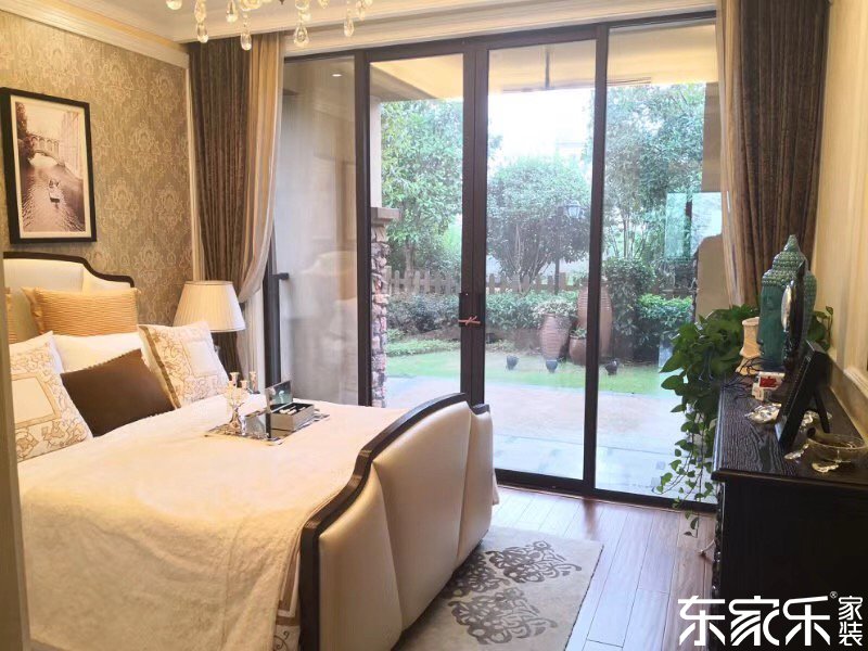 130平米歐式氣概次臥裝修成果圖