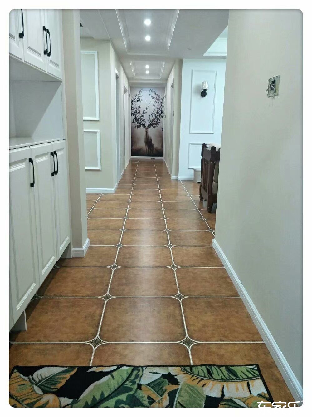 100平米地中海氣概客堂玄關設想圖