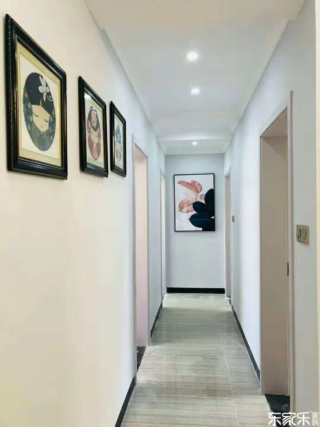 100平米北歐繁復氣概玄關成果圖