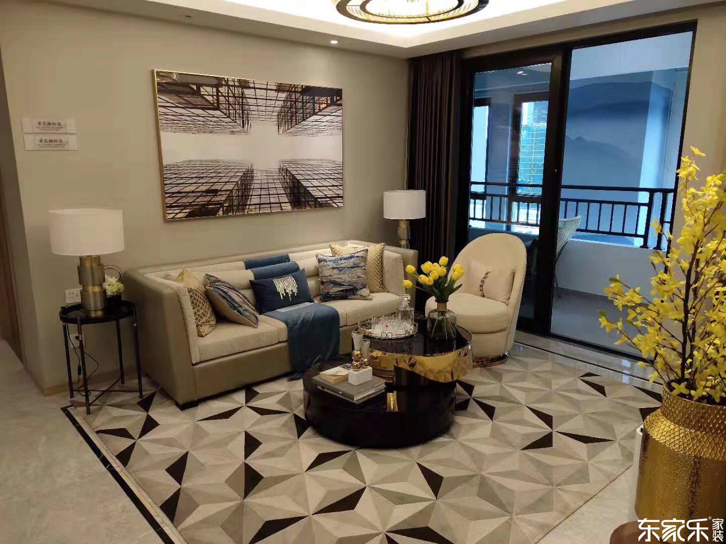 長沙新城和越115平米中式氣概裝修案例