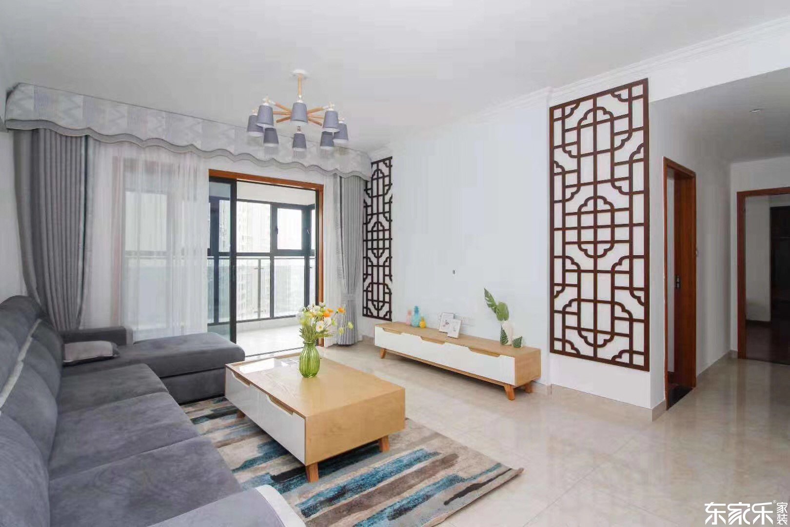 長沙達美D6區115平米北歐氣概裝修案例