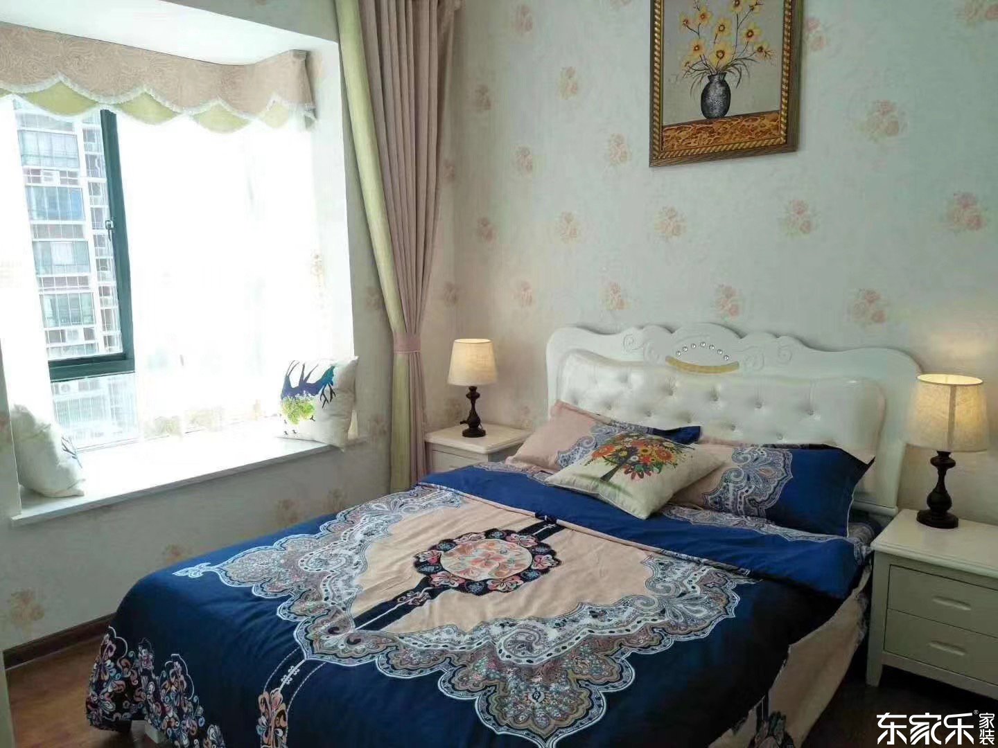 長沙120平古代繁復氣概主臥裝修成果圖