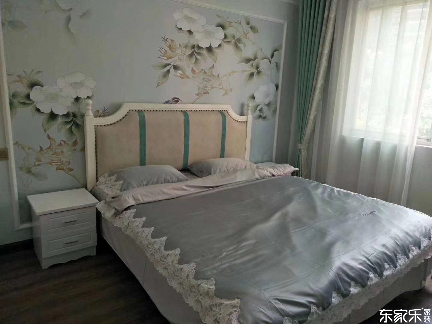 長沙120平古代繁復氣概次臥裝修成果圖