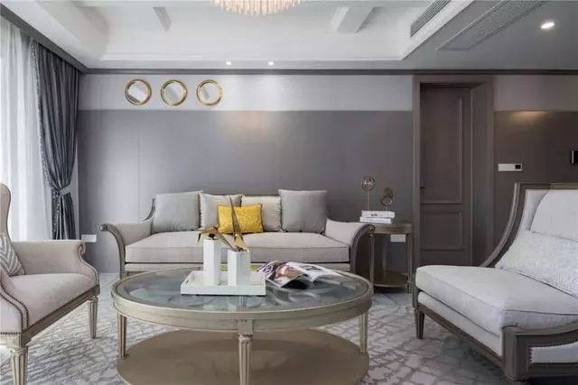 長沙新城和樾150平大戶型美式氣概裝修案例